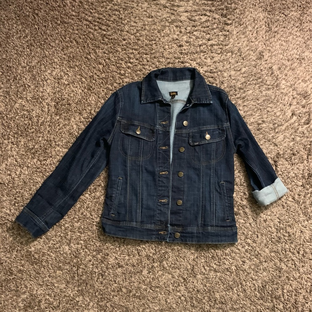 Lee Jean Jacket Dark Wash